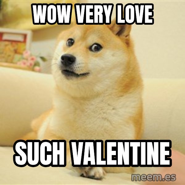 so doge meme: Wow very love / such valentine