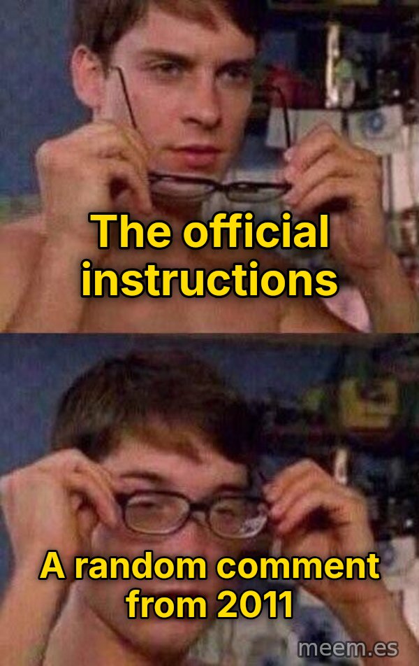 Peter Parker's Glasses meme: The official instructions / A random comment from 2011