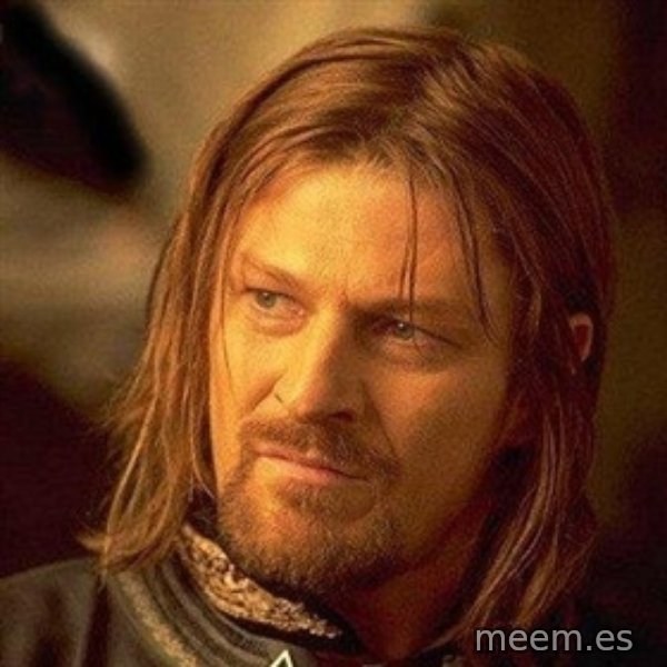 Boromir meme template