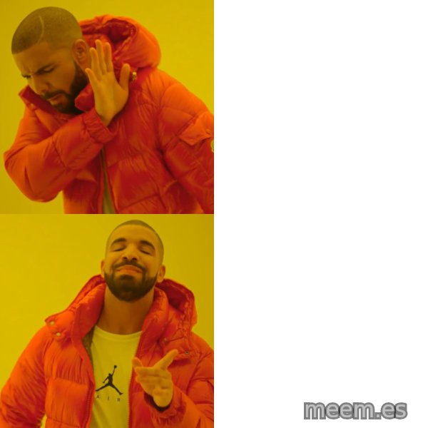 Drake Hotline Bling meme template