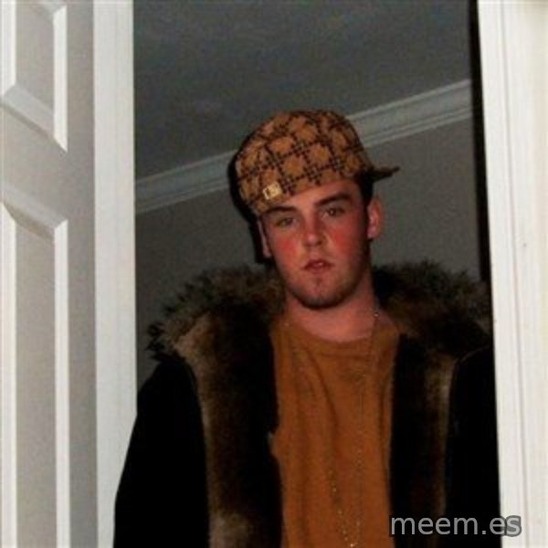 Scumbag Steve meme template