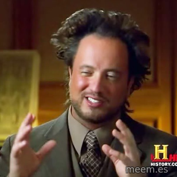 Ancient Aliens meme template