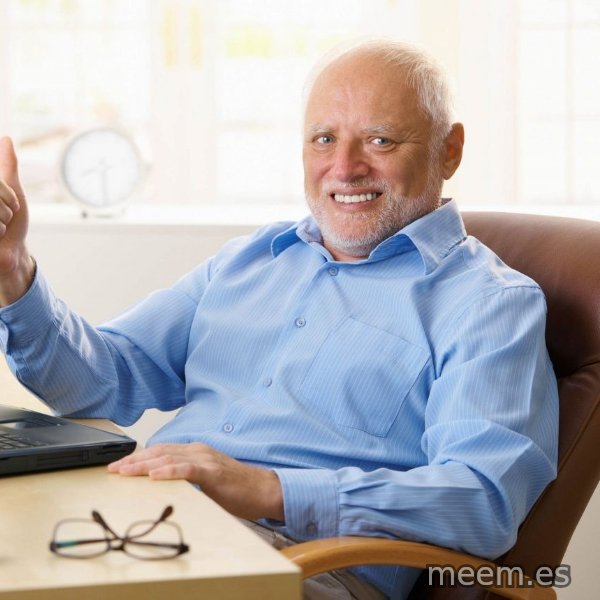 Harold's Thumbs Up meme template