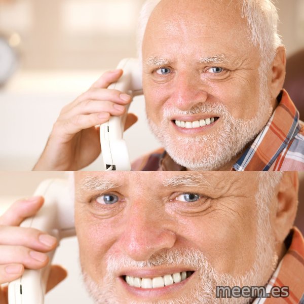 Harold on the Phone meme template