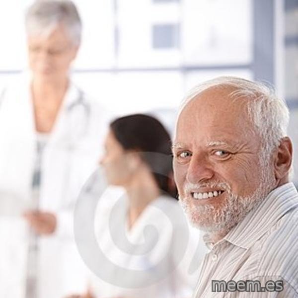 Harold at the Doctor's meme template