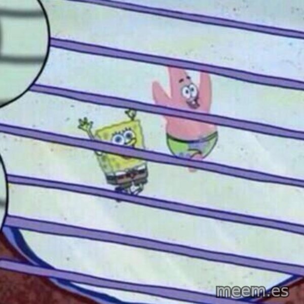 Squidward Looking Out the Window meme template